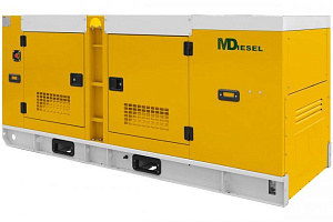 Дизельный генератор MitsuDiesel МД АД-120С-Т400-1РКМ29 в шумозащитном кожухе с АВР ДизельЭнергоРесурс